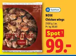 Lidl ROSE Chicken wings tilbud