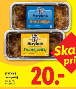 Lidl STRYHN'S Leverpostej tilbud