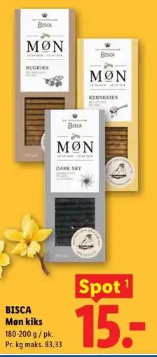 Lidl BISCA Møn kiks tilbud