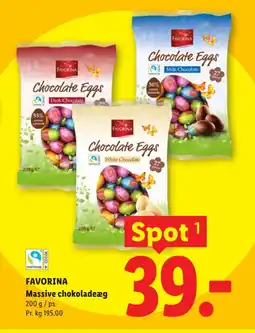 Lidl FAVORINA Massive chokoladeæg tilbud
