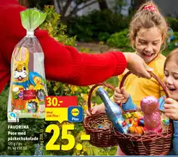 Lidl FAVORINA Pose med påskechokolade tilbud