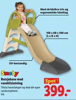 Lidl Rutsjebane med vandtilslutning tilbud