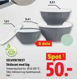 Lidl SILVERCREST Skålesæt med låg tilbud