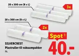 Lidl SILVERCREST Plastruller til vakuumpakker tilbud