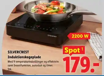 Lidl SILVERCREST Induktionskogeplade tilbud