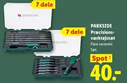 Lidl PARKSIDE Præcisions- værktøjssæt tilbud