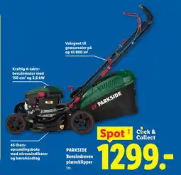 Lidl PARKSIDE Benzindreven plæneklipper tilbud