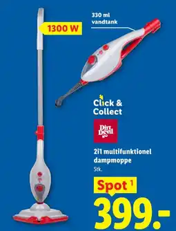 Lidl 2i1 multifunktionel dampmoppe tilbud