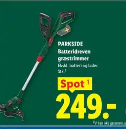 Lidl PARKSIDE Batteridreven græstrimmer tilbud