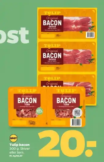 Netto TULIP bacon tilbud