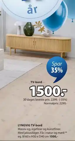 JYSK LYNGVIG TV-bord tilbud