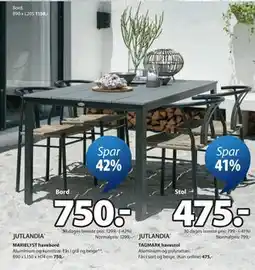 JYSK MARIELYST havebord tilbud