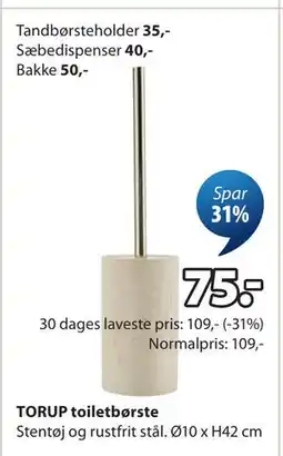 JYSK TORUP toiletbørste tilbud