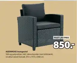 JYSK AGERMOSE loungestol tilbud