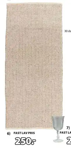 JYSK FLATSIV tæppe tilbud