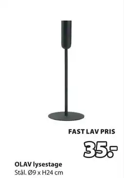 JYSK OLAV lysestage tilbud