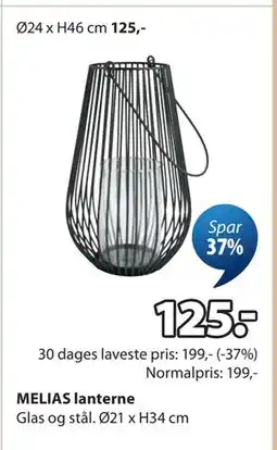 JYSK MELIAS lanterne tilbud