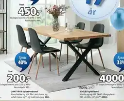 JYSK JONSTRUP spisebordsstol tilbud