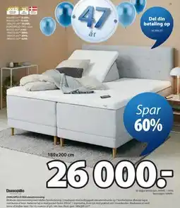 JYSK DUNLOPILLO OSA elevationsseng tilbud