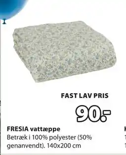 JYSK FRESIA vattæppe tilbud