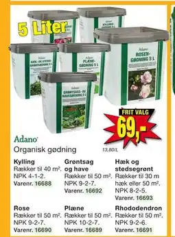 Harald Nyborg Organisk gødning tilbud