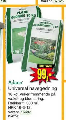 Harald Nyborg Universal havegødning tilbud