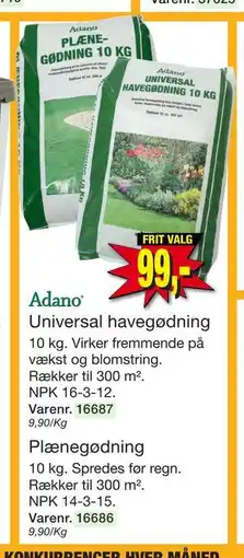 Harald Nyborg Plænegødning tilbud