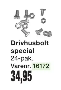 Harald Nyborg Drivhusbolt special tilbud