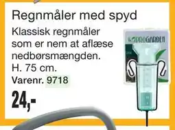 Harald Nyborg Regnmåler med spyd tilbud