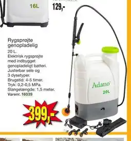 Harald Nyborg Rygsprøjte genopladelig tilbud