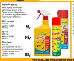 Harald Nyborg MyreFri spray tilbud
