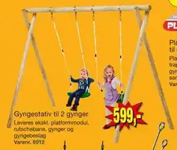 Harald Nyborg Gyngestativ til 2 gynger tilbud