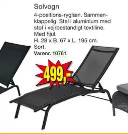 Harald Nyborg Solvogn tilbud