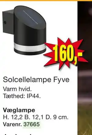 Harald Nyborg Solcellelampe Fyve tilbud