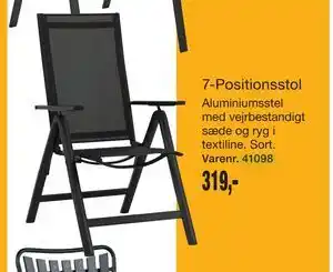 Harald Nyborg 7-Positionsstol tilbud