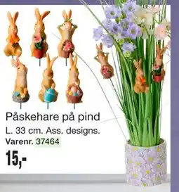 Harald Nyborg Påskehare på pind tilbud