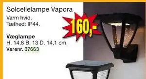Harald Nyborg Solcellelampe Vapora tilbud