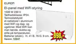 Harald Nyborg El-panel med WiFi styring tilbud