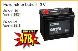 Harald Nyborg Havetraktor batteri 12 V tilbud