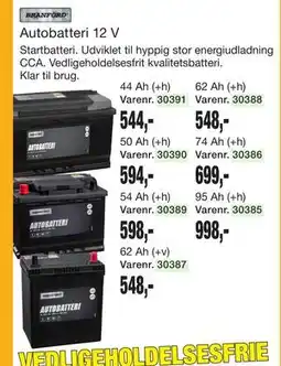Harald Nyborg Autobatteri 12 V tilbud