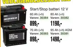 Harald Nyborg Start/Stop batteri 12 V tilbud