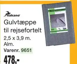 Harald Nyborg Gulvtæppe til rejsefortelt tilbud