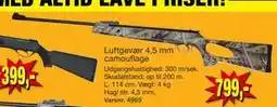 Harald Nyborg Luftgevær 4,5 mm camouflage tilbud