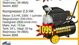 Harald Nyborg Kompressor 2,5 HK tilbud