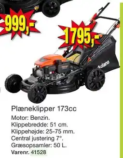 Harald Nyborg Plæneklipper 173cc tilbud