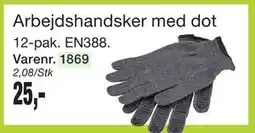 Harald Nyborg Arbejdshandsker med dot tilbud