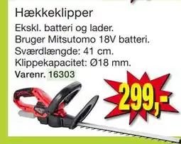 Harald Nyborg Hækkeklipper tilbud