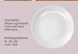Bilka Middagstallerken tilbud