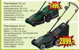 Harald Nyborg Plæneklipper 43 cm tilbud