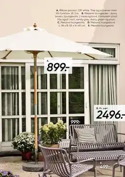 Bilka Bilbao parasol tilbud